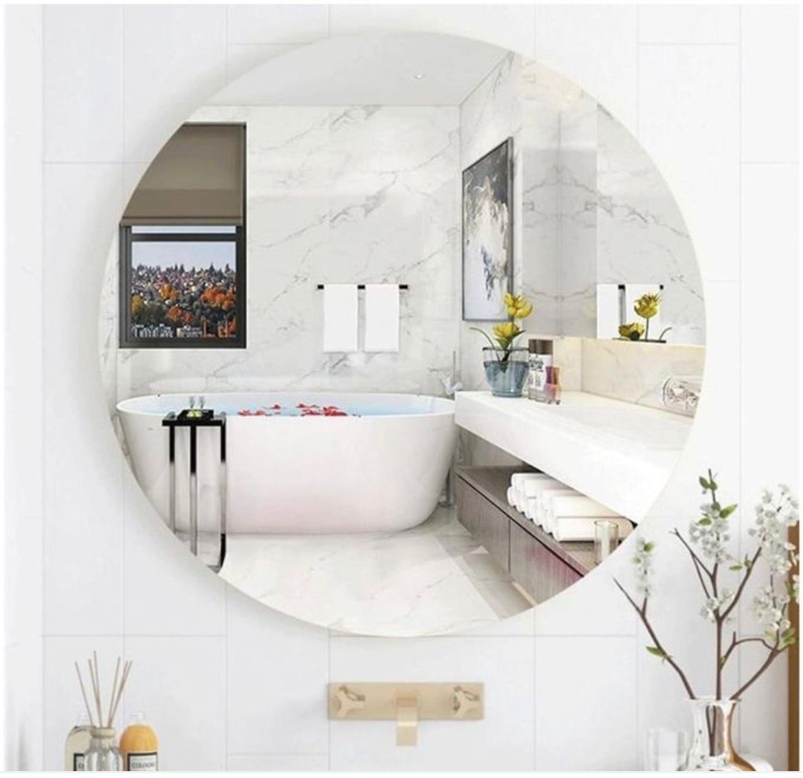 miroir rond simple 